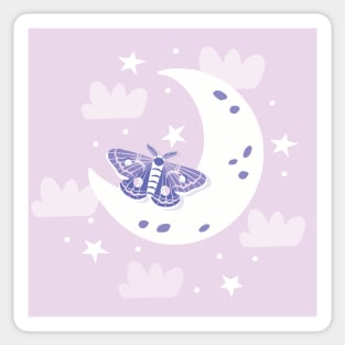 Mystical Moth Sticker